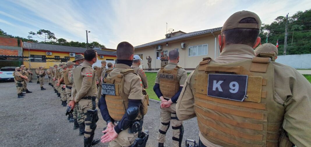 operação PM Turvo dentro