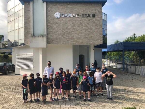 Estudantes no SAMAE3