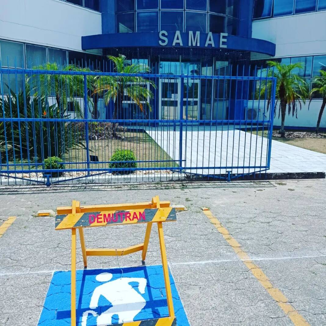 Estacionamento para idosos samae