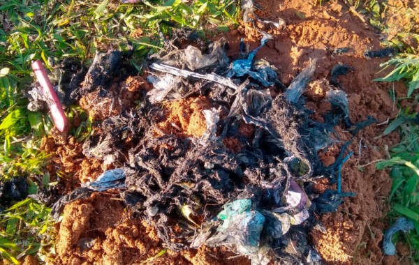 Lixo na rede de esgoto