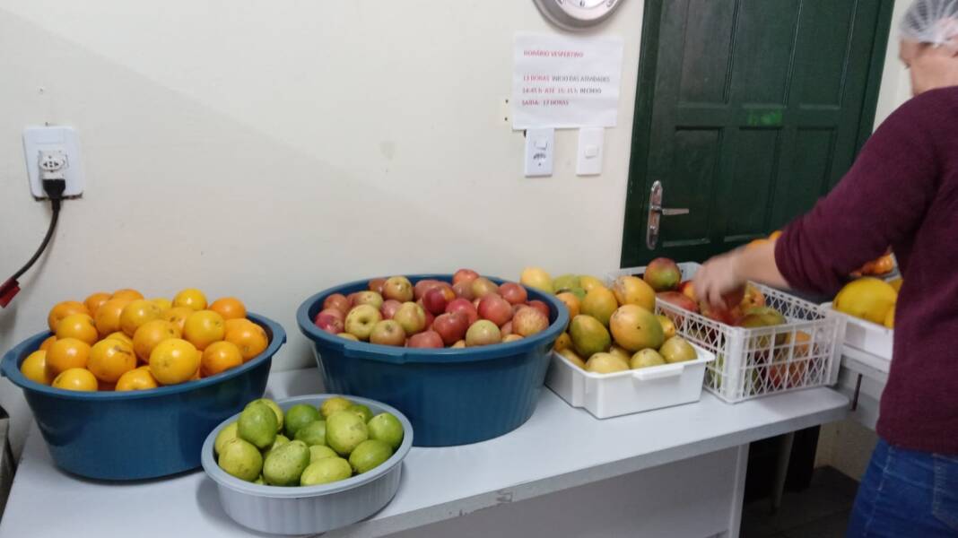 frutas são distribuídas em cada escola (1)