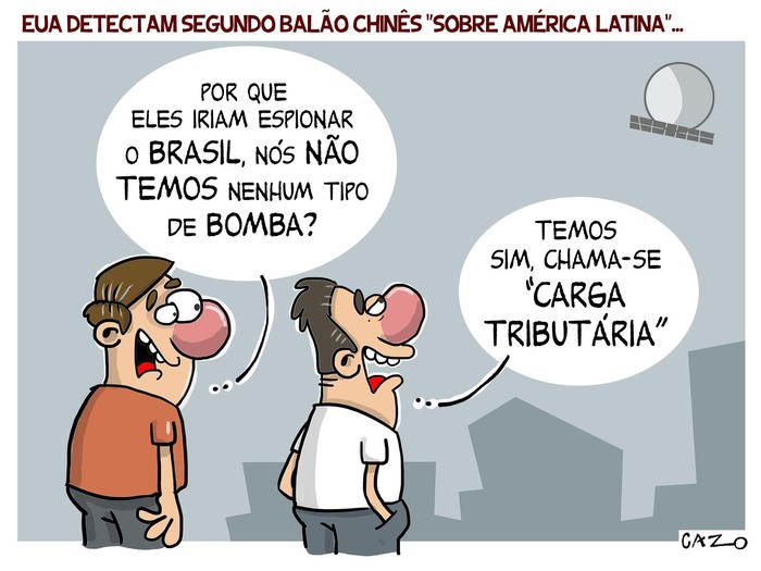 5505 CHARGE EUA BALÃO CHINÊS AMÉRICA LATINA CARGA TRIBUTÁRIA BOMBA 06-02-2023 (1)