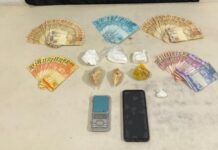 Dupla é presa por tráfico de drogas em ação do Tático no Centro de Araranguá