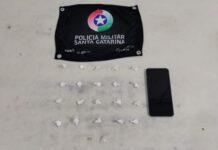 Polícia Militar flagra tráfico de drogas em Timbé do Sul; suspeito já havia sido preso duas vezes neste ano