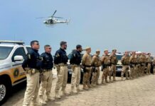 Operação Fronteiras e Divisas Seguras é lançada em Torres com participação da Polícia Militar de Santa Catarina