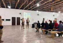 Polícia Militar apresenta Rede Rural de Segurança em Sanga da Toca, Araranguá