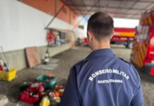 Bombeiros entram em estado de prontidão diante da possibilidade de ciclone no Sul de Santa Catarina