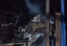 Incêndio destrói depósito de materiais de construção no Village Dunas, em Balneário Gaivota