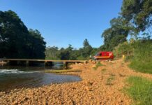 Homem de 40 anos morre após afogamento em rio de Forquilhinha