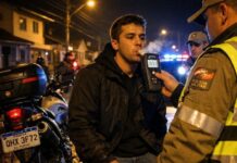 Jovem é preso por dirigir embriagado durante operação de trânsito em Turvo