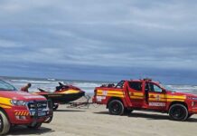 Corpo de homem morto é localizado a mais de 1 km de posto de guarda-vidas em Passo de Torres