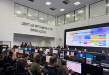 Celulares em SC recebem alerta severo em megasimulado da Defesa Civil