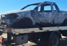 Brigada Militar recupera veículo furtado após incêndio em Torres