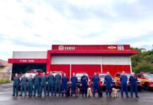 Bombeiros Militares realizam treinamento inédito de busca com cães em região de cânions em Timbé do Sul