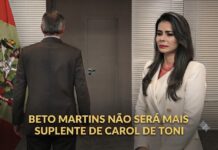 Rolando Christians Coelho | Beto Martins não será mais suplente de Carol de Toni