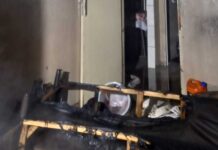 Vizinho controla princípio de incêndio em residência durante a madrugada em Araranguá