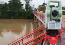 Defesa Civil instala nova régua de medição e reforça monitoramento na Ponte Giacomo Mazzuco