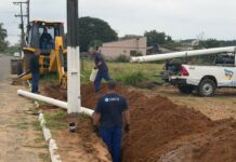 SAMAE de Araranguá amplia em mais de 1,5 mil metros rede de água na área do novo parque industrial
