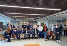 Comitiva da AMESC faz visita na FIESC
