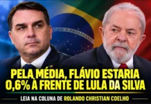 Rolando Christian Coelho | Pela média, Flávio estaria 0,6% à frente de Lula