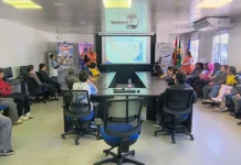 Alunos da Escola Alda conhecem estruturas da Defesa Civil em saída de campo